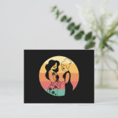 Carte Postale Cadeau de grossesse d'accouchement de doula (Debout devant)