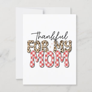 Carte Postale Cadeau de la fête des mères Reconnaissant pour m