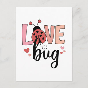 Carte Postale Cadeau de la Saint-Valentin Bête d'amour