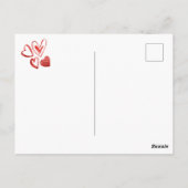 Carte Postale Cadeau de la Saint-Valentin Corgi Chien (Dos)