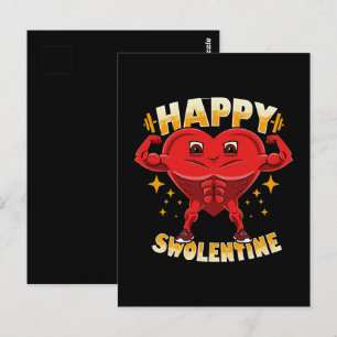 Carte Postale Cadeau de la Saint-Valentin drôle de séance de spo