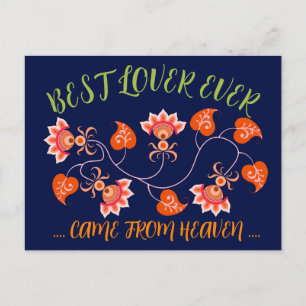 Carte Postale Cadeau de la Saint-Valentin pour petite amie, femm