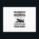 Carte Postale Cadeau de lien indéfectible entre petit-fils et gr<br><div class="desc">Cadeau de lien indéfectible entre petit-fils et grand-mère</div>