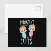 Carte Postale Cadeau de médecine de docteur d'enfants de patient (Devant / Derrière)