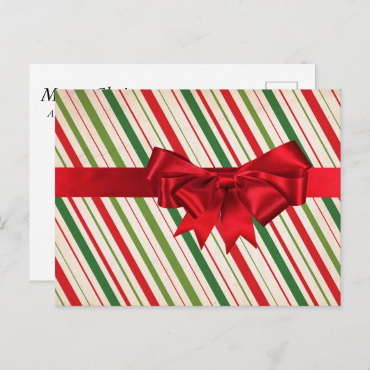 Carte postale Cadeau de Noël (Devant / Derrière)