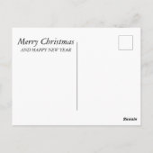 Carte postale Cadeau de Noël (Dos)