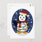 Carte Postale Cadeau de Noël de Noël de Père Noël (Devant / Derrière)