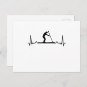 Carte Postale Cadeau de paddle pour les amateurs de planche de p (Devant / Derrière)