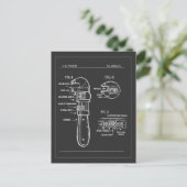 Carte Postale Cadeau de plan de clé à écrou (Debout devant)