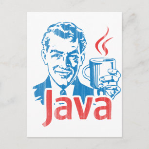 Carte Postale Cadeau de programmation Java