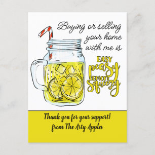 Carte Postale cadeau de remerciement au personnel bénévole clien