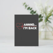 Carte Postale Cadeau de rétablissement et de rétablissement d'un (Debout devant)