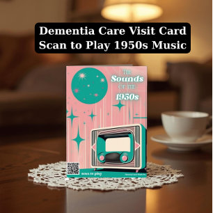 Carte Postale Cadeau de soins pour la mémoire en cas de démence