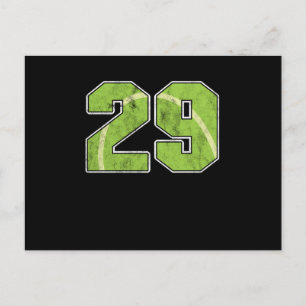 Carte Postale Cadeau de sport pour les 29 ans de la célébration