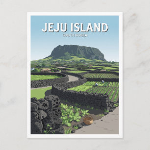 Carte Postale Cadeau de voyage à Seongsan-eup Corée du Sud