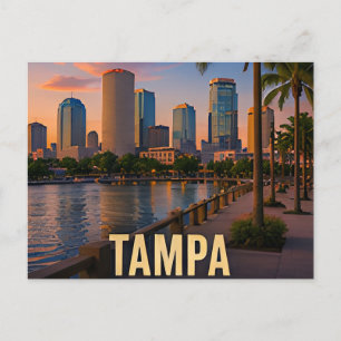 Carte Postale Cadeau de voyage au bord de l'eau à Tampa Floride