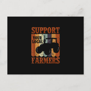 Carte Postale Cadeau drôle d'agriculteur Ferme de poulets Élevag