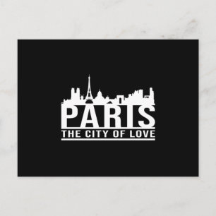 Carte Postale Cadeau drôle de Paris France Ville Paysage Urbain 