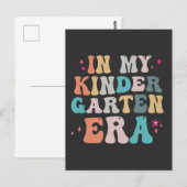 Carte Postale Cadeau drôle de rentrée scolaire à l'ère de ma mat (Devant / Derrière)