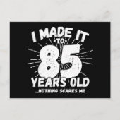 Carte Postale Cadeau drôle et sarcastique pour 85 ans (Devant)