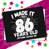 Carte Postale Cadeau drôle et sarcastique pour 86 ans - Annivers