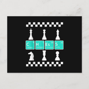 Carte Postale Cadeau drôle pour homme amateur de joueur d'échecs