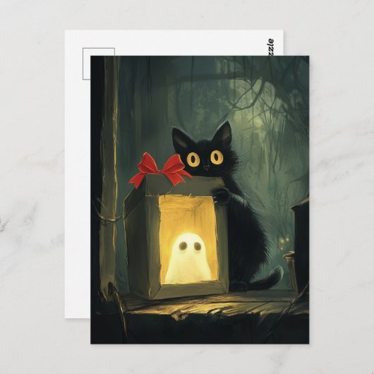 Carte Postale Cadeau fantôme (Devant / Derrière)