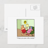 Carte Postale Cadeau hilarant d'amour ! (Devant / Derrière)