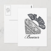 Carte Postale Cadeau Mariage du porteur de balles (Devant / Derrière)