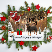 Carte postale cadeau Noël cadeau Rottweiler Père N