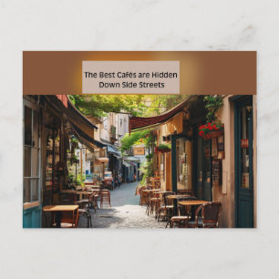 Carte Postale Cadeau pour amateur de café et de photographie de