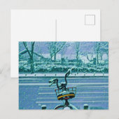 Carte Postale Cadeau pour amateur de cyclisme (Devant / Derrière)