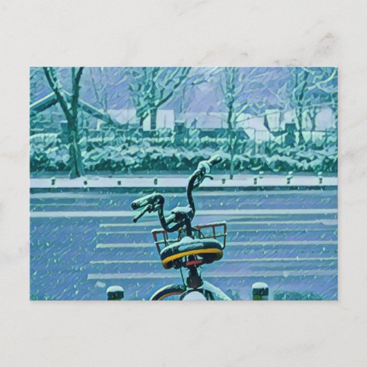 Carte Postale Cadeau pour amateur de cyclisme (Devant)