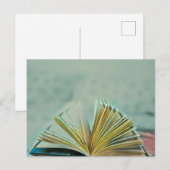 Carte Postale Cadeau pour amateurs de lecture (Devant / Derrière)