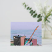 Carte Postale Cadeau pour ami guitariste (Debout devant)