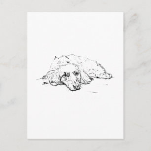 Carte Postale Cadeau pour amoureux de Teckel, Maman de chien Dac