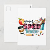 Carte Postale Cadeau pour Enseignant | Enseignant Spécialisé (Devant / Derrière)