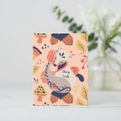 Carte Postale Cadeau pour Enseignante FEMME CLASSE Renard Hygge (Debout devant)