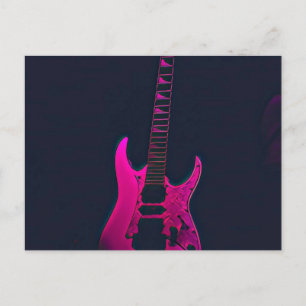 Carte Postale Cadeau pour guitariste acoustique