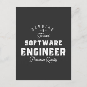 Carte Postale Cadeau pour ingénieur logiciel