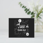 Carte Postale Cadeau pour les 90 ans Prof de maths Cadeau d'anni (Debout devant)
