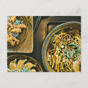 Carte Postale Cadeau pour les amateurs de cuisine japonaise