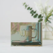 Carte Postale Cadeau pour les amoureux de la bibliothèque (Debout devant)