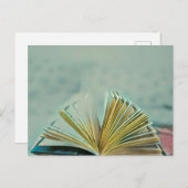 Carte Postale Cadeau pour les amoureux de la lecture (Devant / Derrière)