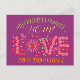CARTE POSTALE CADEAU POUR MAMAN, SŒUR, FILLE, AMIE, PETITE AMIE