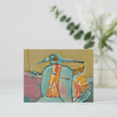 Carte Postale Cadeau pour motard (Debout devant)