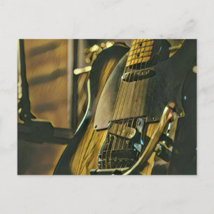 Carte Postale Cadeau pour petit ami guitariste