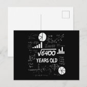 Carte Postale Cadeau pour un professeur de mathématiques pour so (Devant / Derrière)