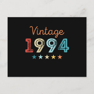 Carte Postale Cadeau Rétro 30 ans Anniversaire Vintage 1994 pour