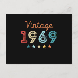 Carte Postale Cadeau Rétro Anniversaire 60 ans 1969 Vintage 60 a